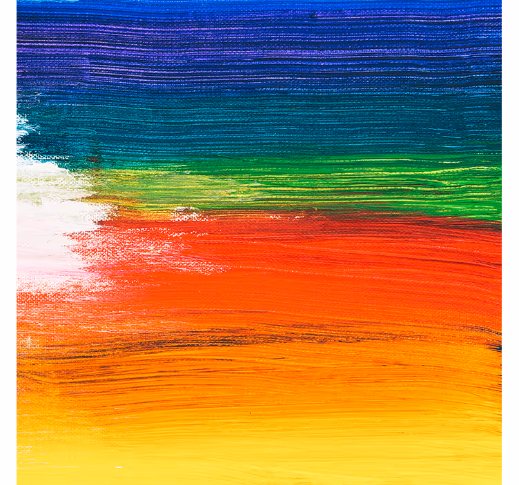 Living room roller blind in vibrant rainbow colors - TenStickers