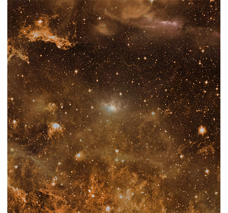 Living room roller blind mysterious cloud cosmos - TenStickers