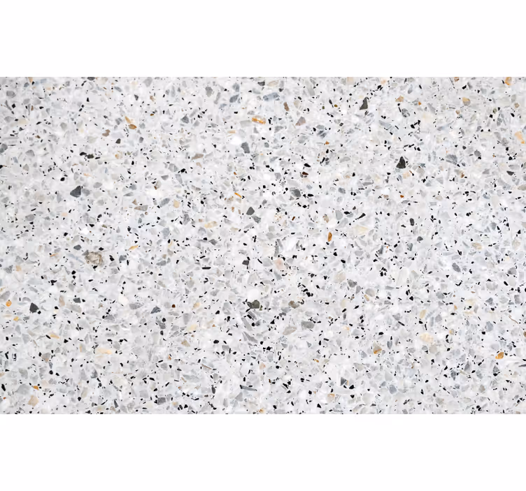 Gray roller blind with gray terrazzo design - TenStickers
