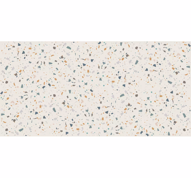 Beige roller blind with beige terrazzo pattern - TenStickers