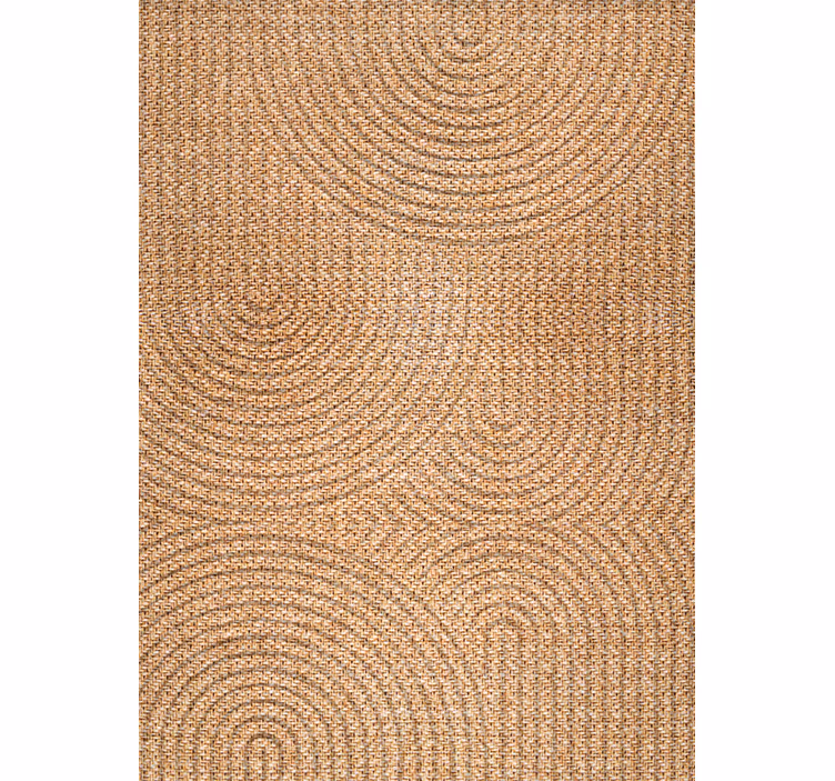 Beige roller blind arch fabric effect - TenStickers