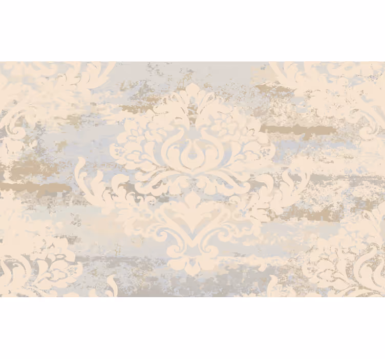 Beige roller blind with cream puzzle print mosaic - TenStickers