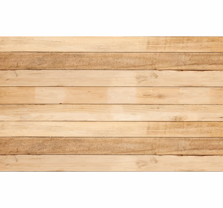Beige roller blind light wood plank design - TenStickers