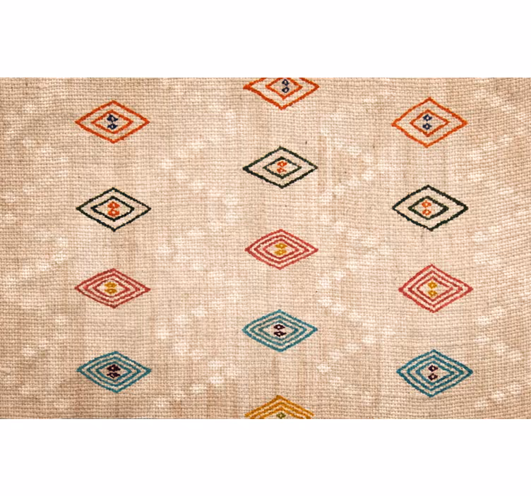Beige roller blind with jogol eyes design - TenStickers