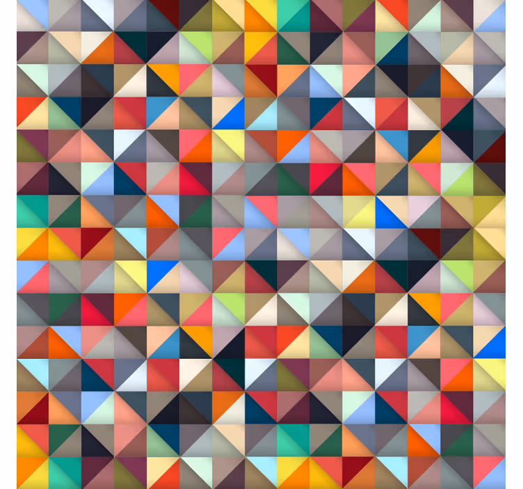 Bedroom roller blind in colorful mosaic - TenStickers