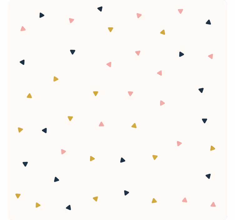 Bedroom roller blind with minimalist triangle design - TenStickers