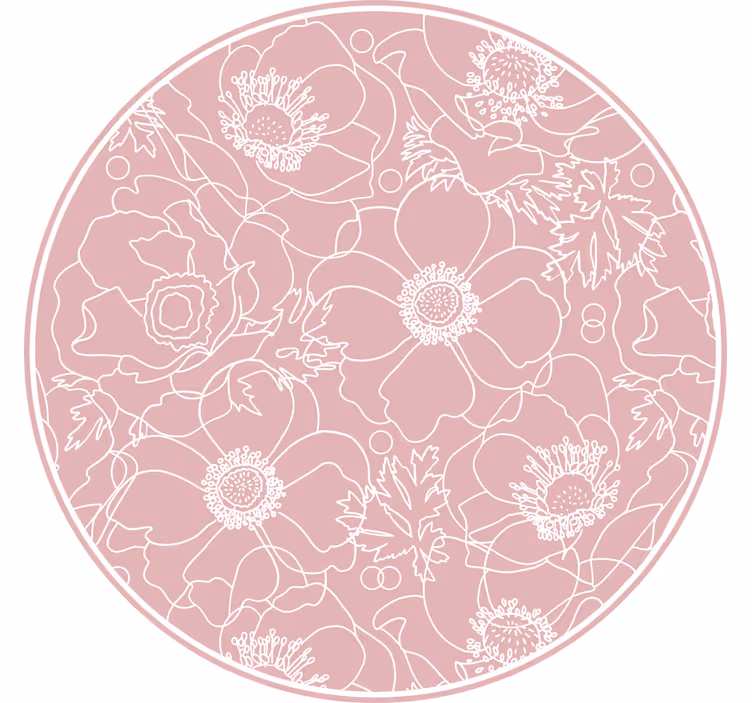 Bedroom roller blind in elegant pink hue - TenStickers