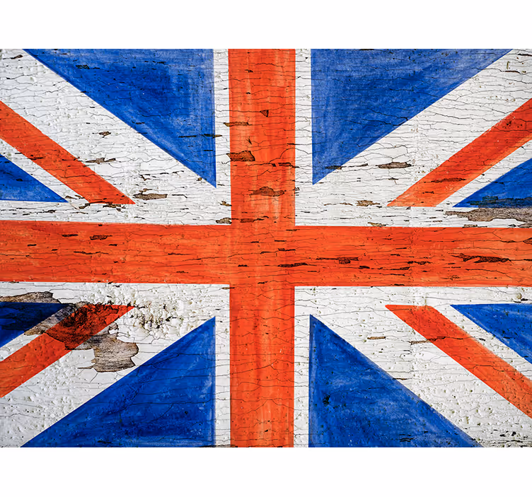 Bedroom roller blind in urban uk flag design - TenStickers