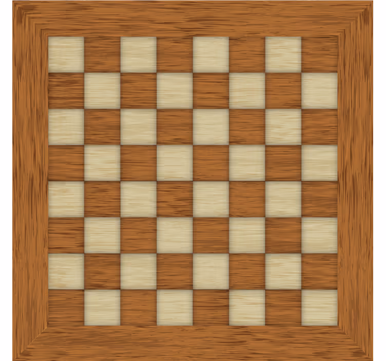 Bedroom roller blind chessboard design - TenStickers