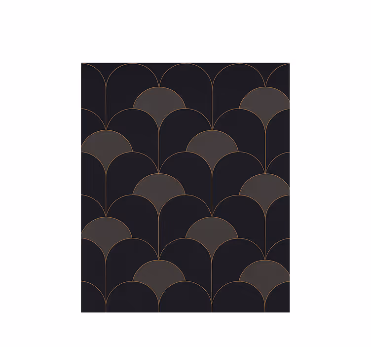 Vintage roller blind with 1920s arches design - TenStickers