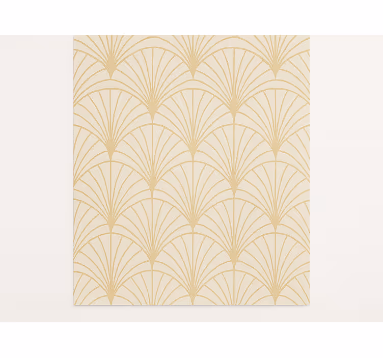 Vintage roller blind in 1920s fan art deco style - TenStickers