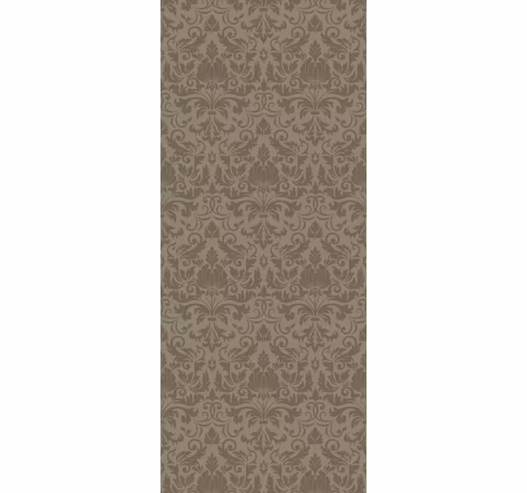 Vintage roller blind with elegant floral design - TenStickers