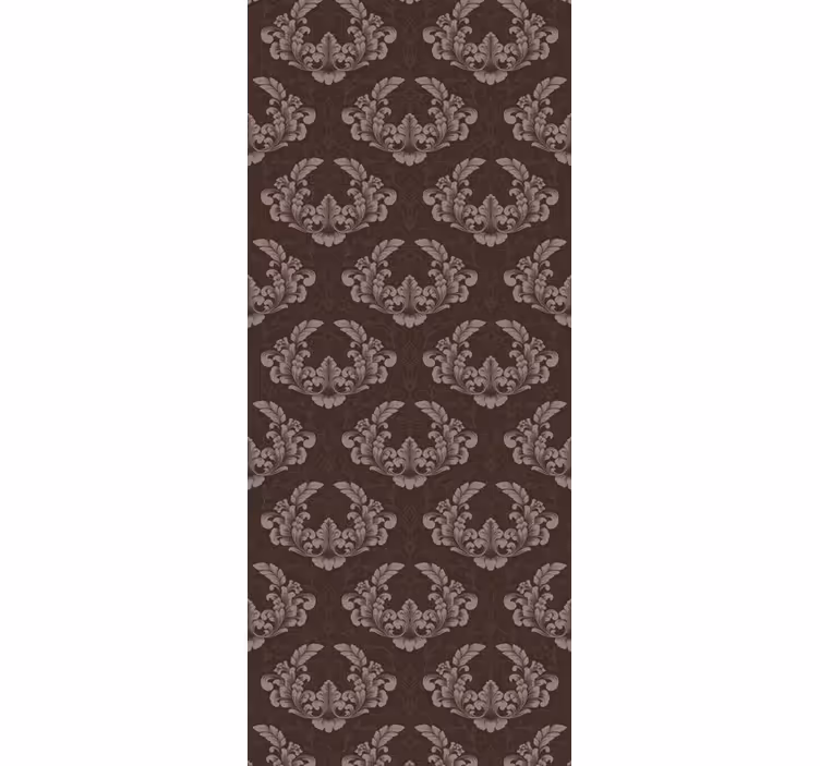 Vintage roller blind with classic floral designs - TenStickers