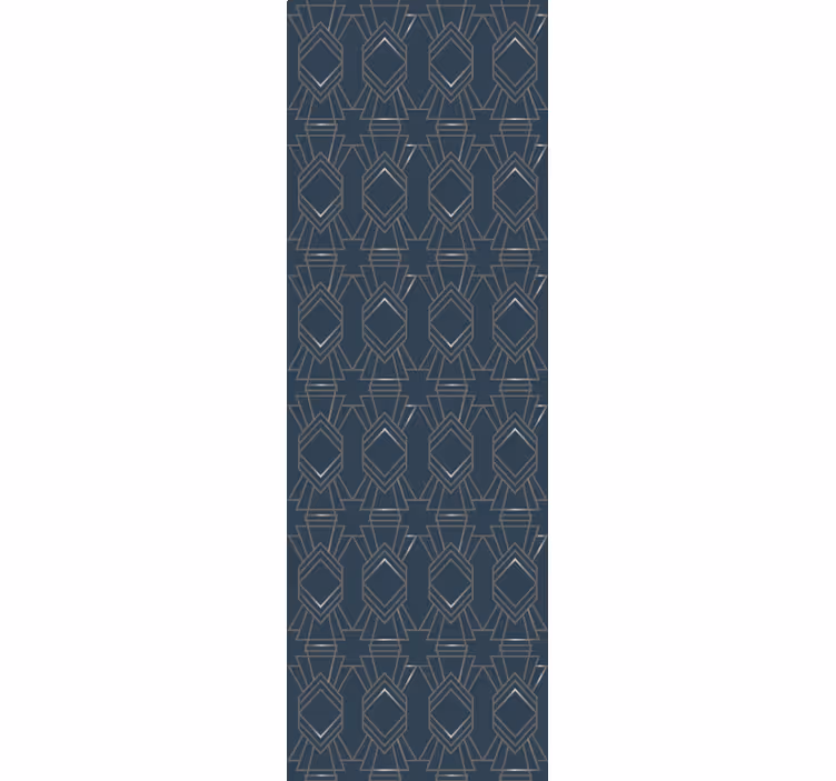Vintage roller blind art deco diamond - TenStickers