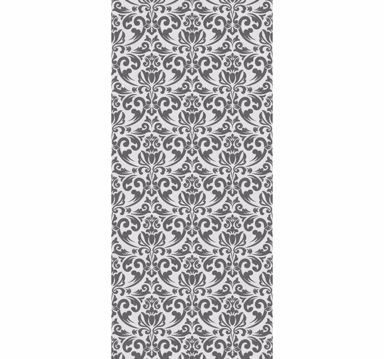 Vintage roller blind abstract damask pattern - TenStickers