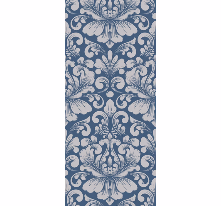 Vintage roller blind classic damask design - TenStickers