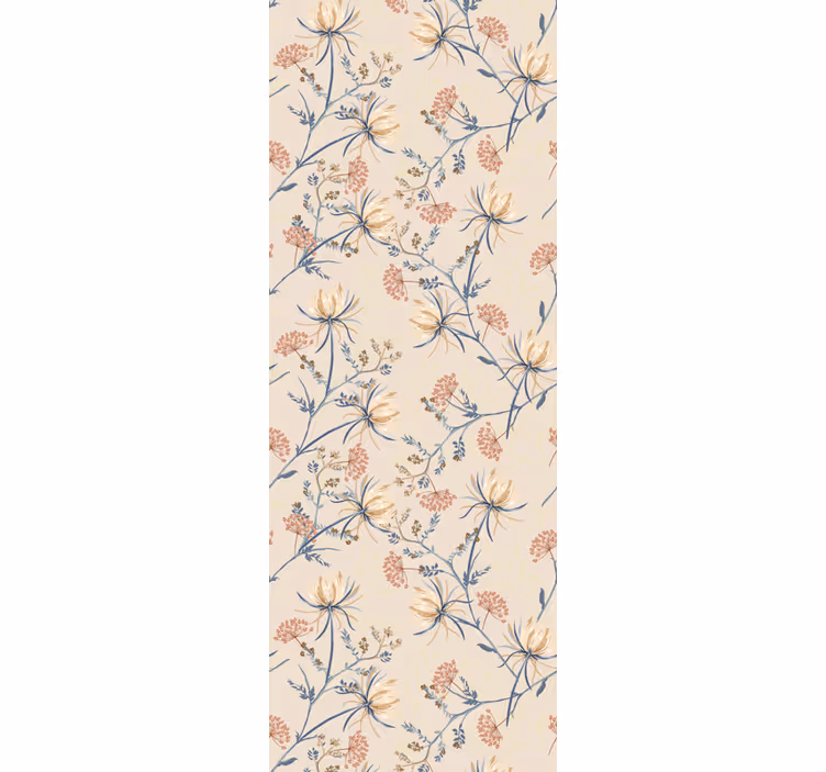 Vintage roller blind paradise row - TenStickers