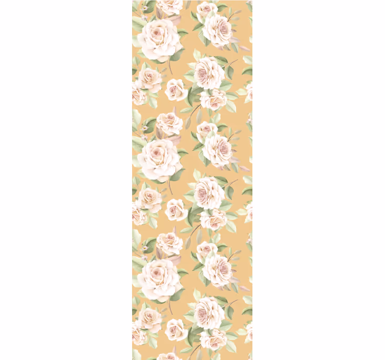 Vintage roller blind in french provincial roses pattern - TenStickers