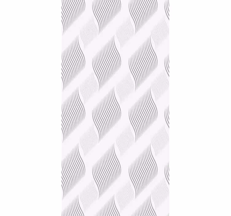 Vintage roller blind retro pattern in light gray - TenStickers