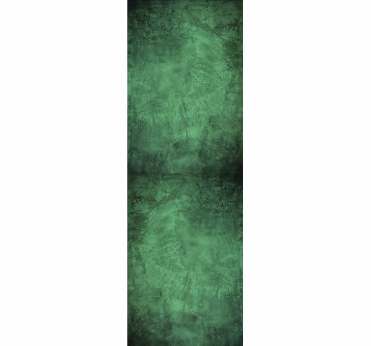 Vintage roller blind in retro rustic green pattern - TenStickers