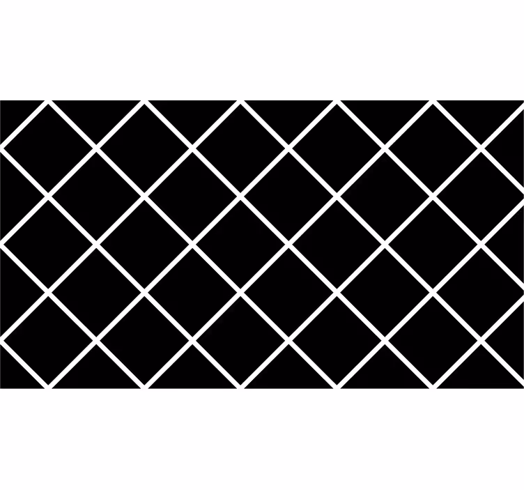 Black roller blind with modern geometric lines - TenStickers