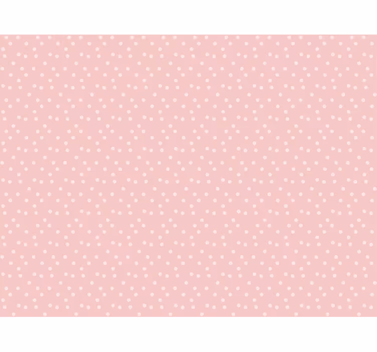 Pink roller blind with soft pastel dots - TenStickers