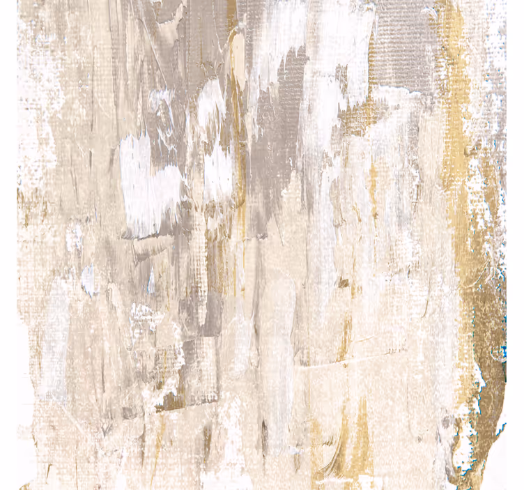 Living room roller blind abstract white forest art - TenStickers