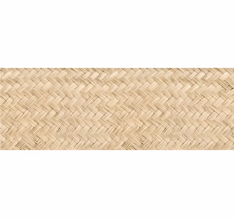 Beige roller blind for thatched areas - TenStickers