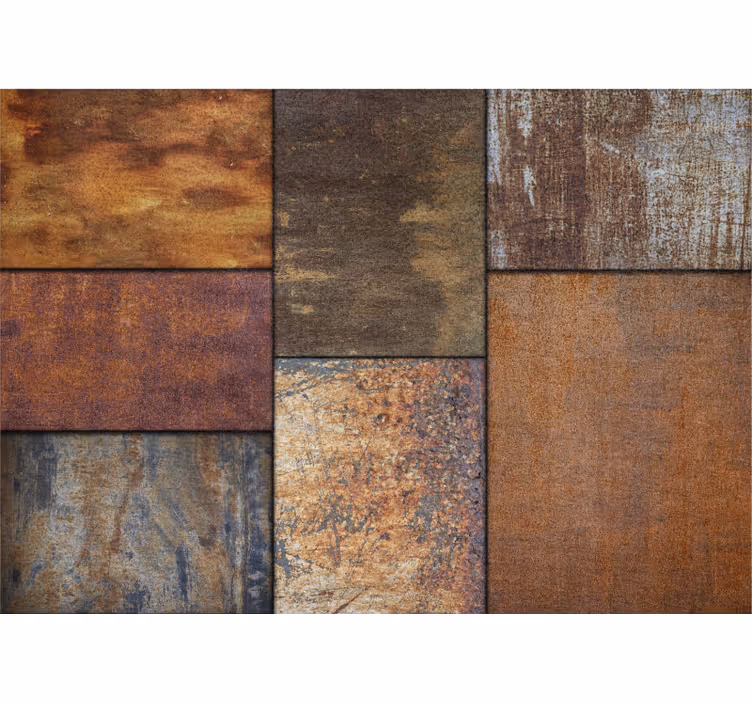 Bedroom roller blind rustic stone elegance - TenStickers