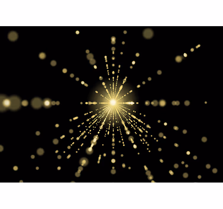 Shooting stars concept bedroom roller blind - TenStickers