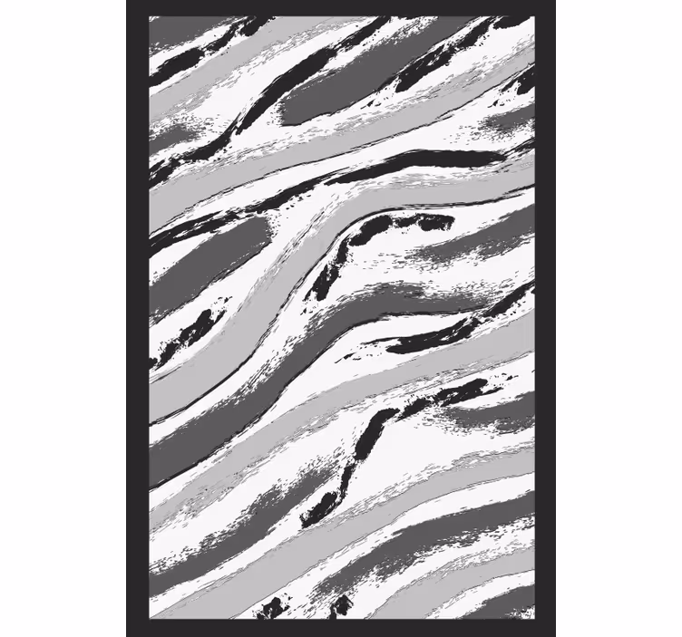 Gray roller blind in dark grey with vintage white design - TenStickers