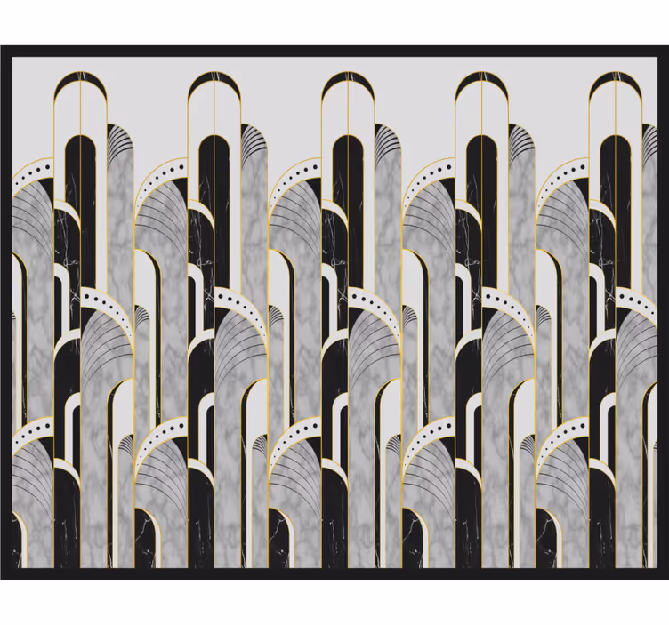 Gray roller blind black gray - TenStickers