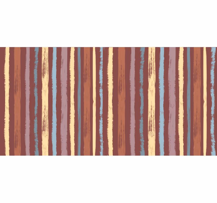 Bedroom roller blind in green red and yellow stripes - TenStickers