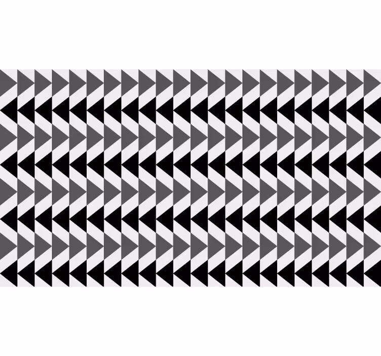 Bedroom roller blind in nordic gray triangles design - TenStickers