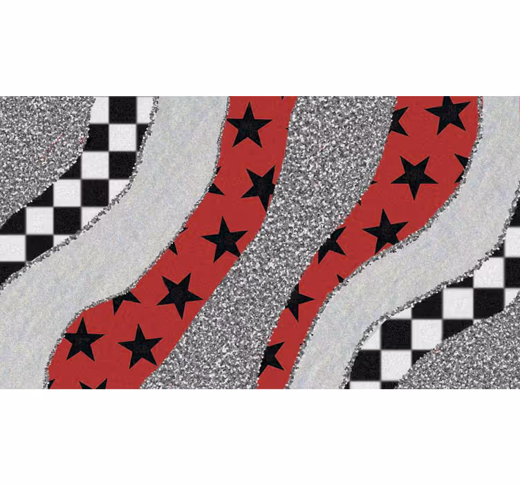 Different patterned stripes bedroom roller blind - TenStickers