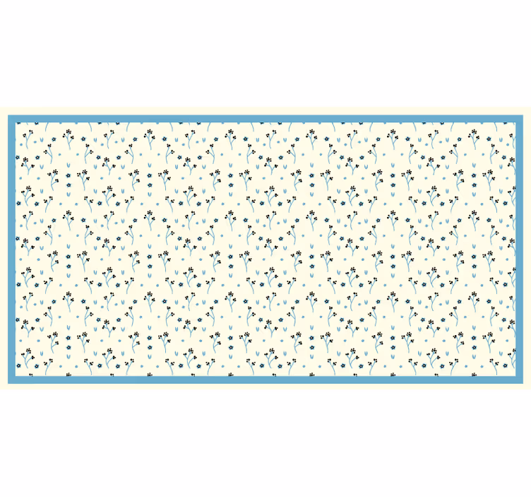 Bedroom roller blind with delicate floral design - TenStickers