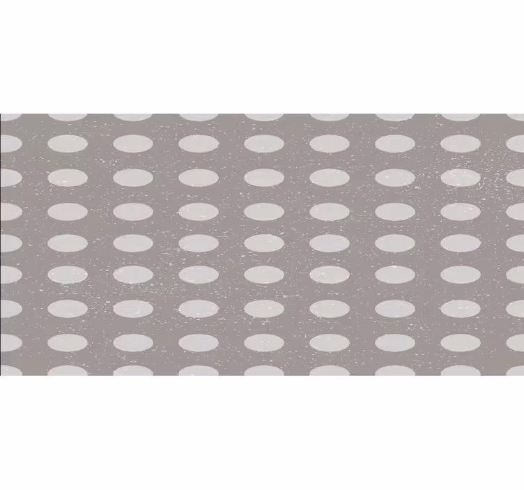 Bedroom roller blind geometric gray circle design - TenStickers