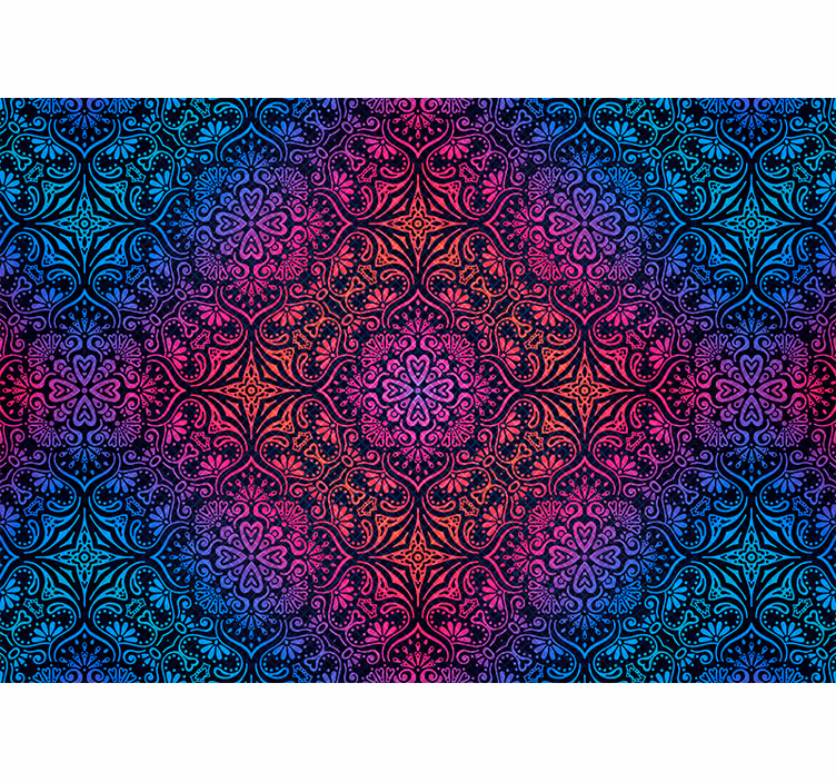 Bohemian mandala bedroom roller blind - TenStickers