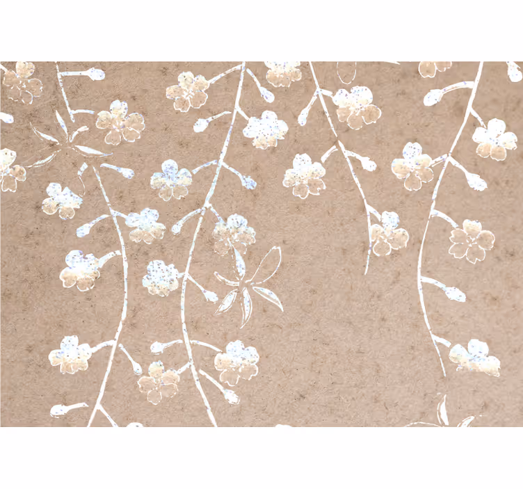 Bedroom roller blind with vintage asian tree design - TenStickers