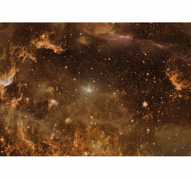 Bedroom roller blind mysterious cloudy cosmos - TenStickers