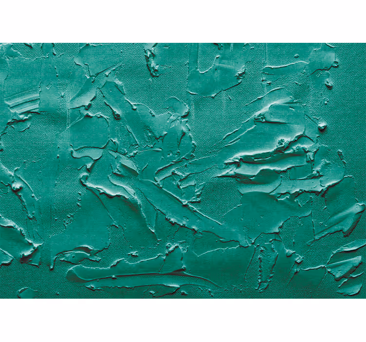 Bedroom roller blind scandinavian abstract green art - TenStickers
