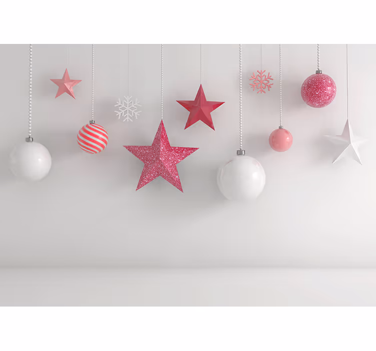 Children room roller blind with pink balloon ornaments - TenStickers