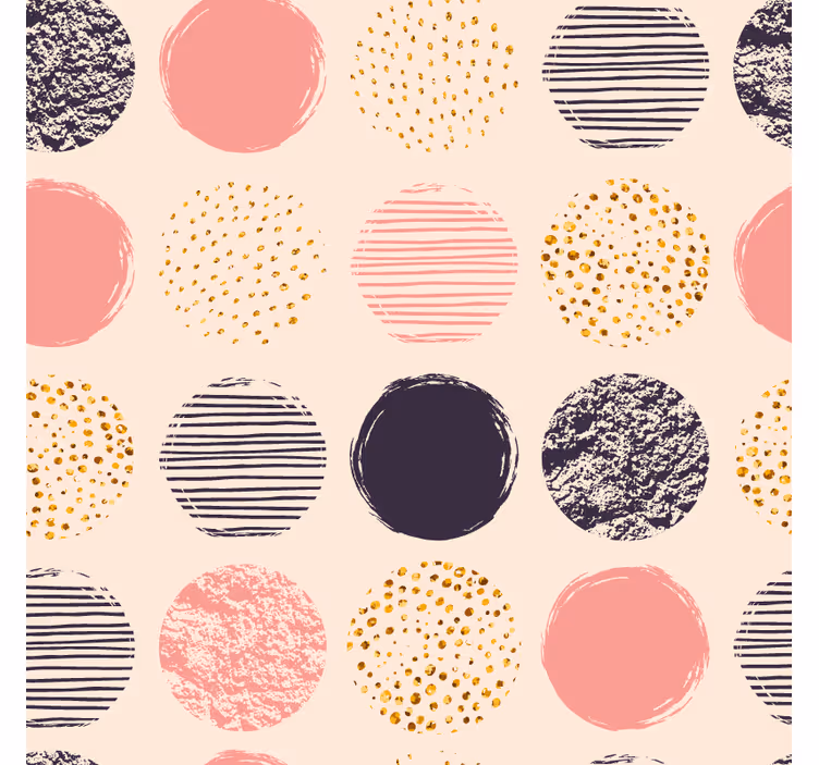 Colorful orbits children room roller blind - TenStickers