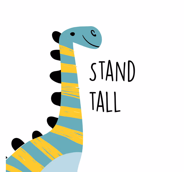Children room roller blind nordic dinosaur design - TenStickers