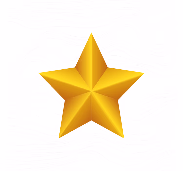 Children room roller blind golden star pattern - TenStickers