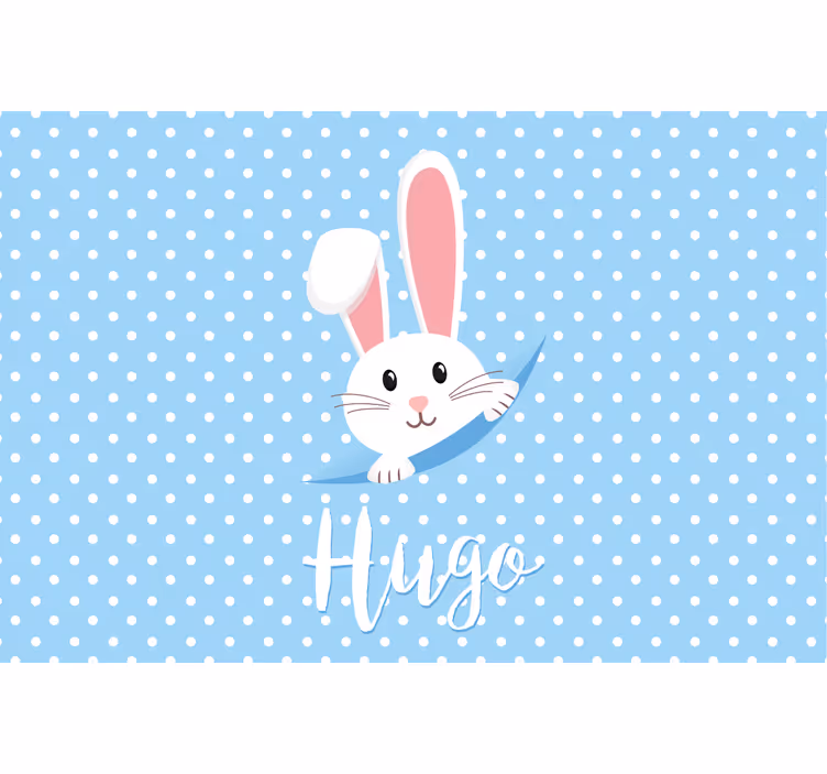 Children room roller blind cute bunny for boy - TenStickers