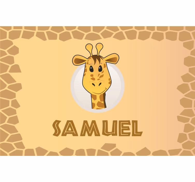 Children room roller blind with custom name design - TenStickers
