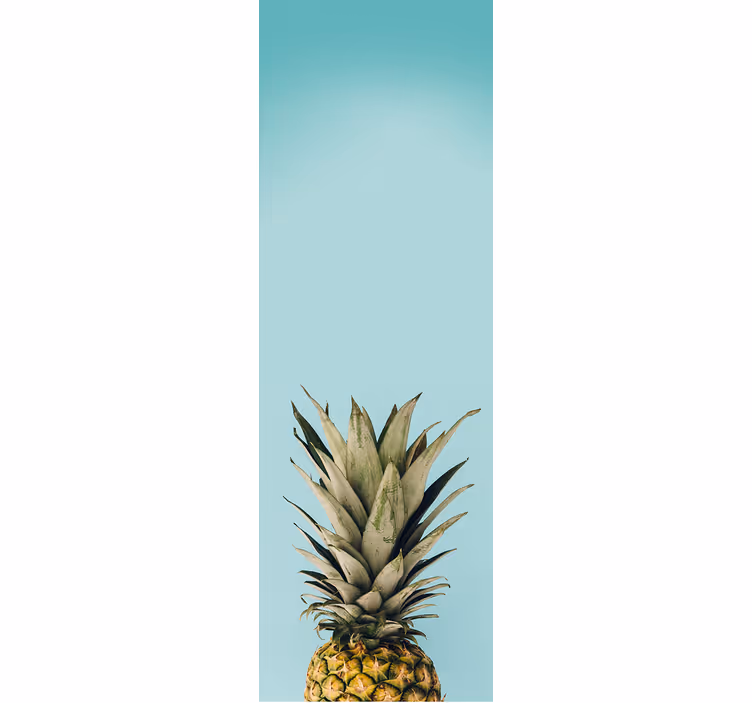 Kitchen roller blind pineapple fridge vinyl - TenStickers