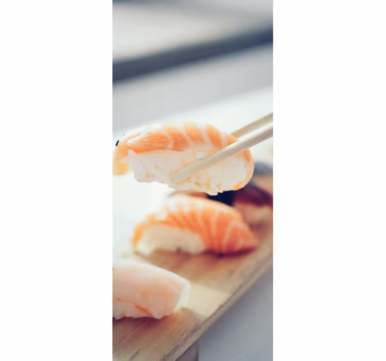 Kitchen roller blind sushi style design - TenStickers