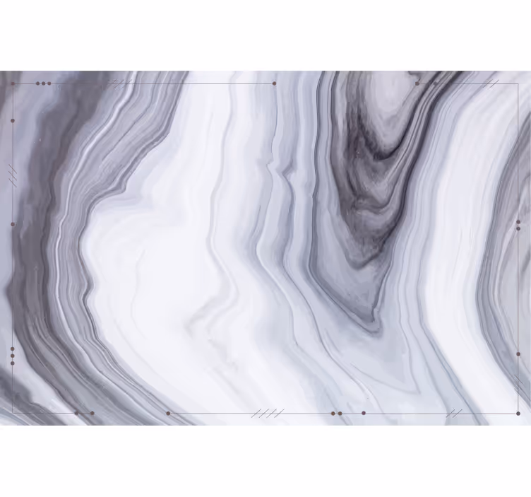Gray roller blind with white and black marble effect - TenStickers